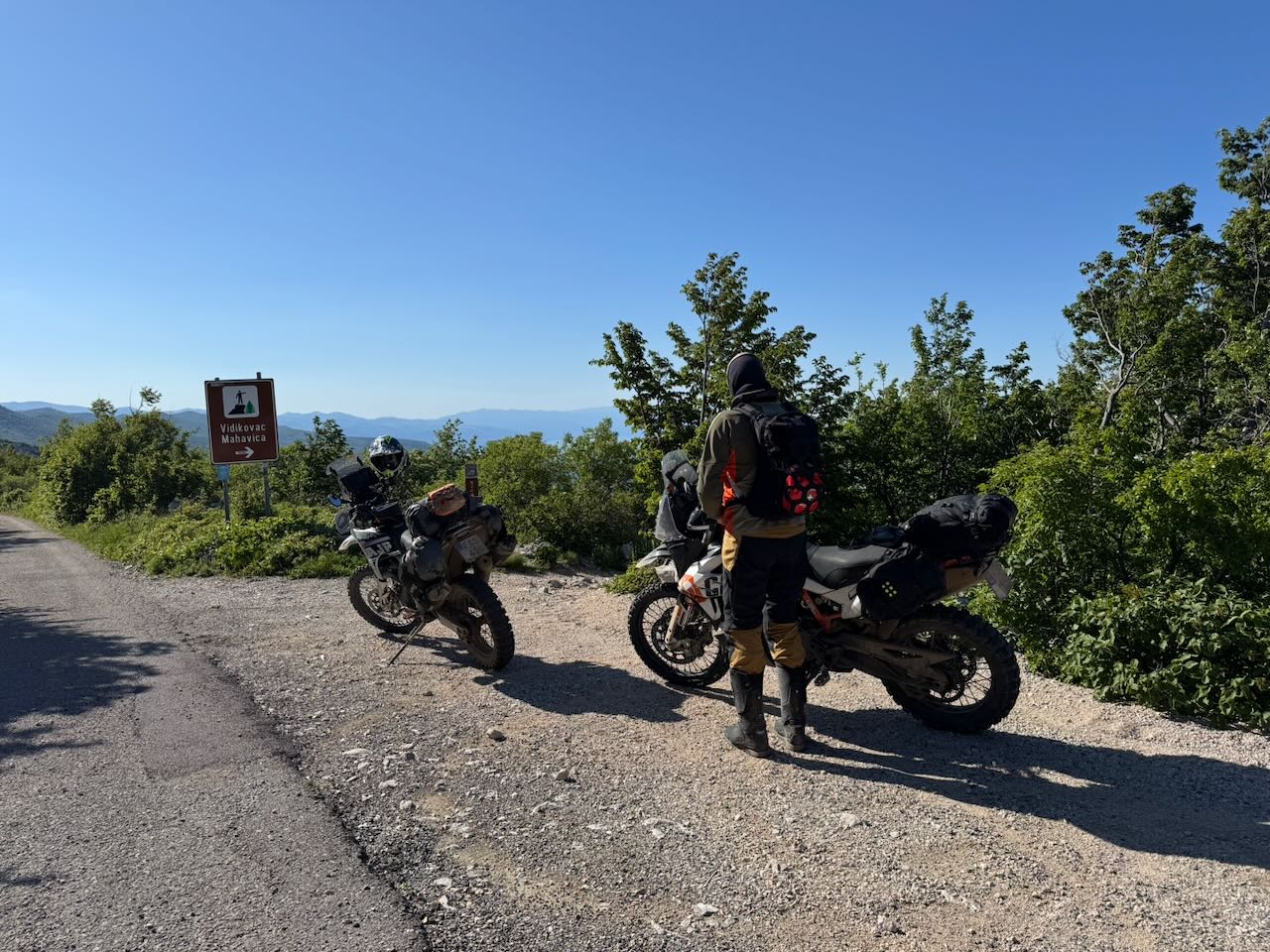 Adventure riding scenery